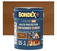 Lasure 2 En 1 Haute Protection - Chene Moyen Satin - Bondex - 5 L G