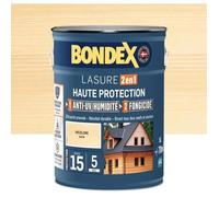 Lasure 2 en 1 Haute protection - Incolore satin - BONDEX - 5 L