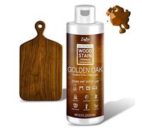 Lasure à base d'eau pour bois - Chêne doré | Lasure pour meubles intérieurs et extérieurs, armoires, étagères, portes, faible odeur et non toxique, séchage rapide, plusieurs teintes classiques - 250ml