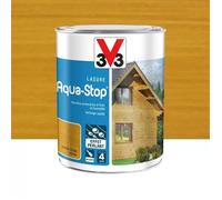 Lasure Aqua-Stop 4 ans Effet Perlant V33 Chêne clair 1 L