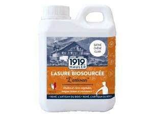 Lasure Biosourcée "L'artisan" - chêne moyen - 1 litre 1919 by Mauler
