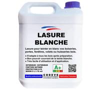 Lasure Blanche - 5 L - Codeve Bois