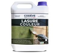 Lasure Bois Couleur - 5 L - Codeve Bois - Rouge