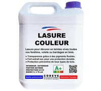 Lasure Bois Couleur - 5 L - Codeve Bois - Vert