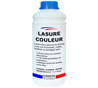 Lasure Bois Couleur - Codeve Bois/Orange - 1L - Intérieur/extérieur - Pour La Protection En Couleurs Déco De Votre Bois Neuf Ou Ancien.