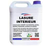 Lasure Bois Interieur - 5 L - Codeve Bois - Chêne foncé