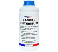Lasure Bois Interieur - Codeve Bois/Noyer - 1L - Intérieur - Pour La Décoration De Votre Boiserie, Lambris, Porte Ou Poutre En Bois.