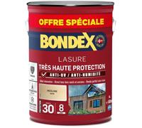 Lasure - BONDEX - Bondex Lasure Très haute protection satin 8 ans - Incolore - 5L - Anti-UV