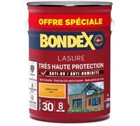 Lasure - BONDEX - Chêne doré - Satiné - 5L - Protection 8 ans UV et humidité