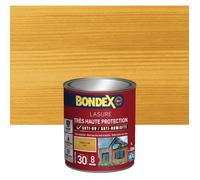 Lasure très haute protection bois anti UV intempéries 8 ans Chêne clair 1L BONDEX