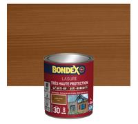 Lasure - BONDEX - Indice 30 - Chêne moyen - Satin - 1L - Très Haute Protection 8 ans
