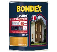 Lasure Bondex tres haute protection 8 ans chêne clair 1 L