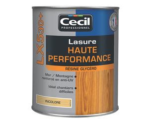 Lasure Cecil Professionnel LX530+ haute performance transparent satiné 1L