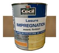 Lasure d'imprégnation Cécil Professionnel LX500 Bois foncé 1 L