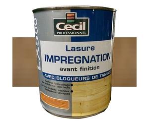 Lasure d'imprégnation Cécil Professionnel LX500 Bois foncé 1 L