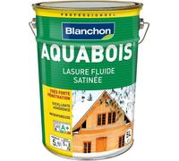 Lasure fluide satinée - 5 litres - chêne rustique - Aquabois BLANCHON