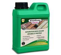 Lasure Ipé et Imperméabilisant Bois - Effet Ipé- WoodGuard Color- Saturateur Protecteur Eau Gel - 1L-8m2