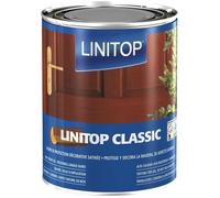 Lasure - LINITOP - Classic - Acajou - 1 L - Satiné - Intérieur/Extérieur