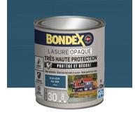 Lasure opaque BONDEX Très Haute Protection 8 ans Bleu azur (ral 5009) 1 L