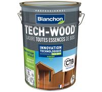 Lasure pour bardages et bois verticaux Tech-Wood - chêne clair - bidon de 5 l - BLANCHON - 01220543