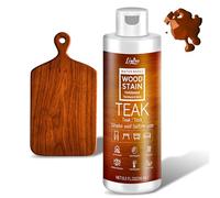 Lasure pour bois à base d'eau - Teck | Lasure pour meubles d'intérieur et d'extérieur, placards, étagères, portes, peu odorante et non toxique, séchage rapide, plusieurs teintes classiques - 250ml