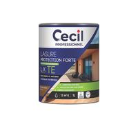 Lasure pour bois intérieur et extérieur à base d'acrylique chêne ancien satiné 1L Cecil Professionnel