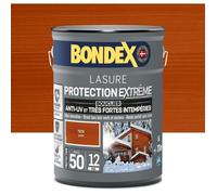 Lasure pour bois protection extrême 12 ans teck 5L Bondex