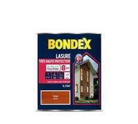 BONDEX - LASURE Très Haute Protection Siliuréthane 8 Ans - Protège et décore la surface des bois bruts - Satin