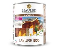 Lasure professionnelle pour bois extérieur - 2,5L Satiné Incolore - Protection UV et intempéries - Lasure B35 Mauler