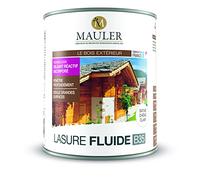 Lasure professionnelle pour bois extérieur - 5L Satiné Chêne Clair - Protection UV et intempéries - Lasure B35 Mauler