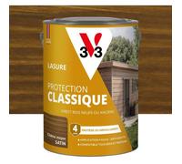Lasure Protection Classique - Chêne foncé - Satin - V33 - 5L