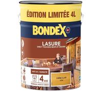 Lasure protection de bois - Chêne clair - Mat - BONDEX - 4 L