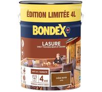 Lasure protection de bois - Chêne moyen - Mat - BONDEX - 4 L