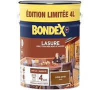 Lasure Protection De Bois - Chene Moyen - Mat - Bondex - 4 L G