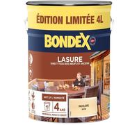Lasure protection de bois - Incolore - Mat - BONDEX - 4 L