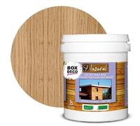 Lasure saturateur naturelle écologique bio - NATURA - Lasural - Bois intérieur et extérieur - 7 teintes - 1 L - 12 m² (Chêne clair)