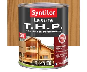 Lasure SYNTILOR Thp 8 ans chêne satiné - 1Litre - Incolore