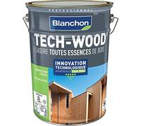 Lasure pour bardages et bois verticaux Tech-Wood - Blanc - bidon de 5 l - BLANCHON - 01220550