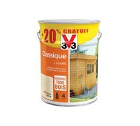 Lasure V33 Classique 4 Ans Incolore Satiné 6 L