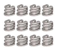 lasuroa 12pcs Manchon d'Œillet Tête Coupe pour STHIL, Pièces Rechange Tête Coupe-Bordures Métal pour Autocut 25-2 Œillets Compatible avec FS90R FS100RX FS55 FS85 FS110 FS110R FS130R(Argent)