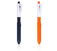 lasuroa 2pcs Pistolets à Eau, Stylos Double Usage pour Écrire et Arroser Jouets à Jet d'eau pour Farces et Attrapes Enfants Adultes (Orange, Bleu)