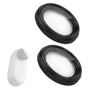 lasuroa 2pcs Protections d'Objectif pour Insta 360 Go 3, Protection en Verre Étanche Haute Définition Accessoires pour Appareil Photo Compatibles avec Insta 360 Go 3