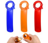 lasuroa 3 Pièces Ouvre Bocaux, Manuel Ouvre Couvercle de Boîte Ouvre Bocal Ouvre Boîte pour Personnes Âgées Femmes Enfants Mains Faibles (Orange, Rouge, Bleu) 29332
