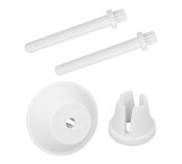 lasuroa 4pcs Ensemble Capuchons Porte-Bobine pour Machines à Coudre Singer, Capuchons Rechange Plastique & Porte-Bobine Auxiliaire pour Les Modèles Singer 2263 3116 3323 4423 4452 8280 (Blanc)