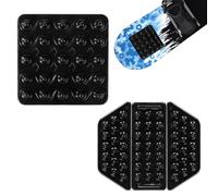 lasuroa 4pcs Pad Snowboard, Pad Antidérapant Autocollant pour Snowboard pour Une Adhérence Supplémentaire (Noir)