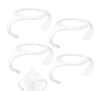 lasuroa 4pcs Poignées de Biberon Bébé pour Tommee Tippee, Poignée Ergonomique Antidérapante Une Autonomie Facile Sans BPA Support Remplacement pour Biberons de Nouveau-Né