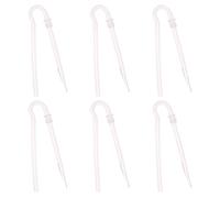 lasuroa 6pcs Tubes pour Appareils Auditifs, 2x3,6mm Flexibles de Remplacement Appareils Auditifs BTE Accessoires Amplificateurs pour le Nettoyage et l'Entretien (Transparents)