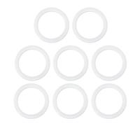 lasuroa 8 Joints, Joints D'étanchéité en Silicone Blanc Accessoires pour Cafetière Moka Pièces de Rechange pour Bialetti Lady 6 Tasses Venus Mouse Kitty 6 Tasses