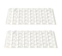 lasuroa 80pcs Autocollants Clavier Surélevés pour Ongles Longs, Autocollants Clavier d'Ordinateur Portable Forme Carrée Haute Transparence Couvre-Touches Adhésifs Outils pour Femmes Ongles Longs