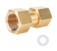lasuroa Adaptateur Bouteille de Gaz CGA-320 Vers CGA-580 en Laiton, Adaptateur Bouteille de CO2 Vers Argon Convertisseur Régulateur Gaz Soudage pour Postes Souder et Débitmètres Miller